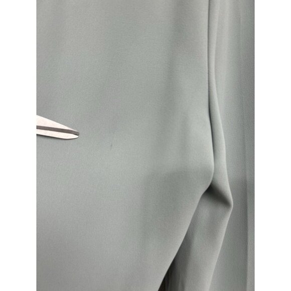 HOUSE OF HARLOW 1960 X REVOLVE High Rise Wide Leg Pleated Trousers Sz 6 Seafoam - Picture 6 of 11